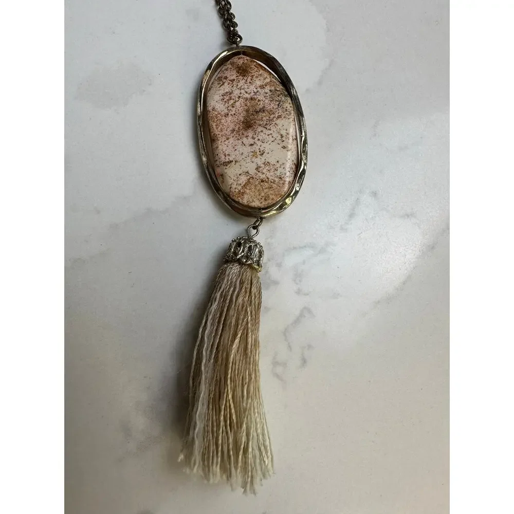 Fringe Pendant Necklace